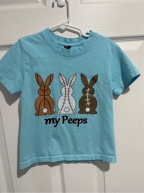 Kids 'My Peeps' Light Blue Graphic Tee